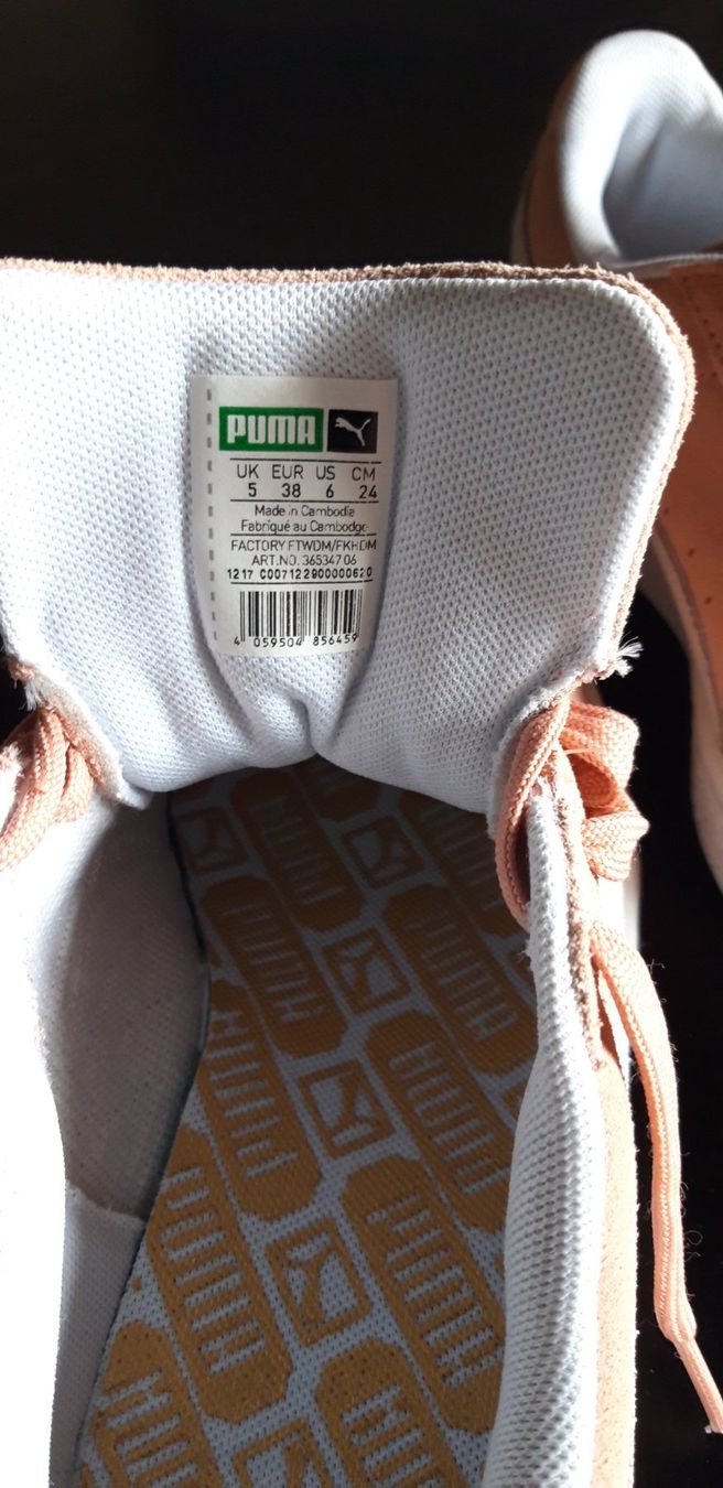 Puma Damenschuhe: Basket Puma grandeur 38 – Neu (gemäss Beschreibung) aus Le Cerneux-Veusil von Ruthm 1