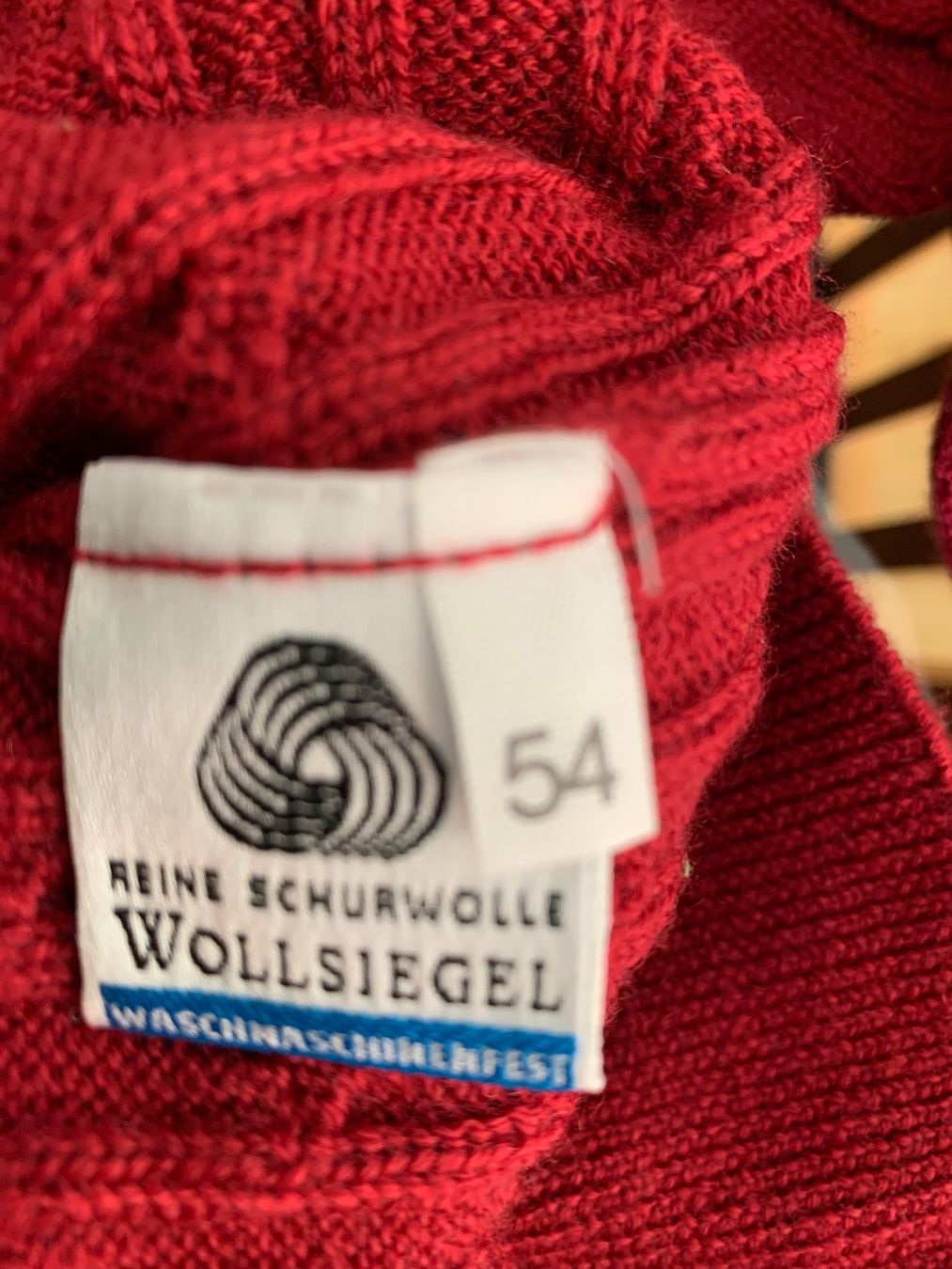 Burlington Maglioni & Felpe: Burlington Pullover rot Zopfmuster Gr. 54 – Usato da Wettswil venduto da cipollina71 3