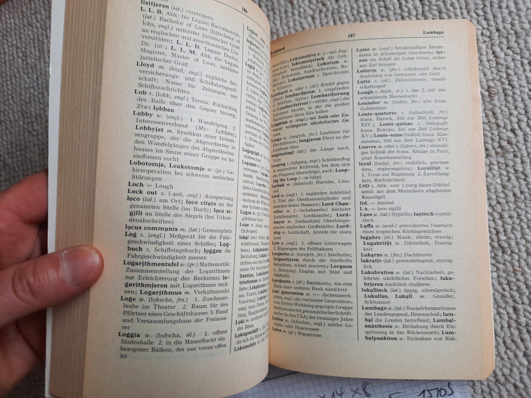 Libri: Fremdwörterbuch; A. M. Textor – Usato da Niederteufen venduto da Buecherwurm_70 1