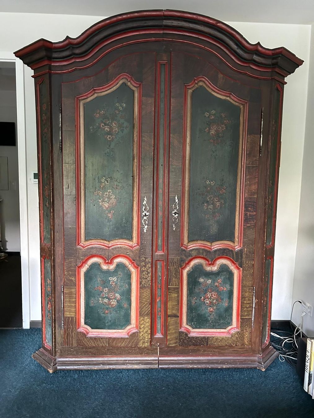 Schränke: Armoire ancienne peinte – Gebraucht aus Delémont von vinylfreak01 1