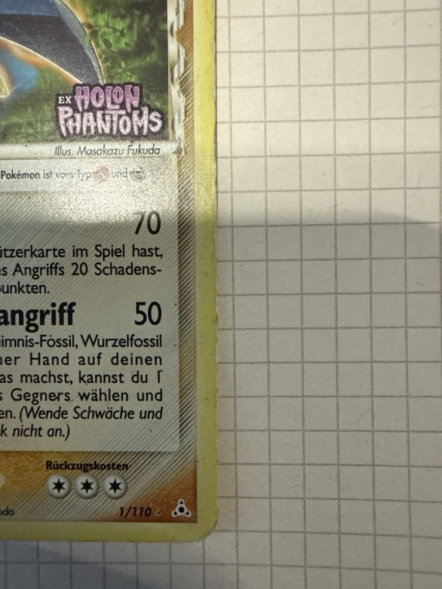 Pokémon Carte collezionabili: Armaldo ex holon phantoms 1/110 poor – Usato da Gudo venduto da ken_dr92 3