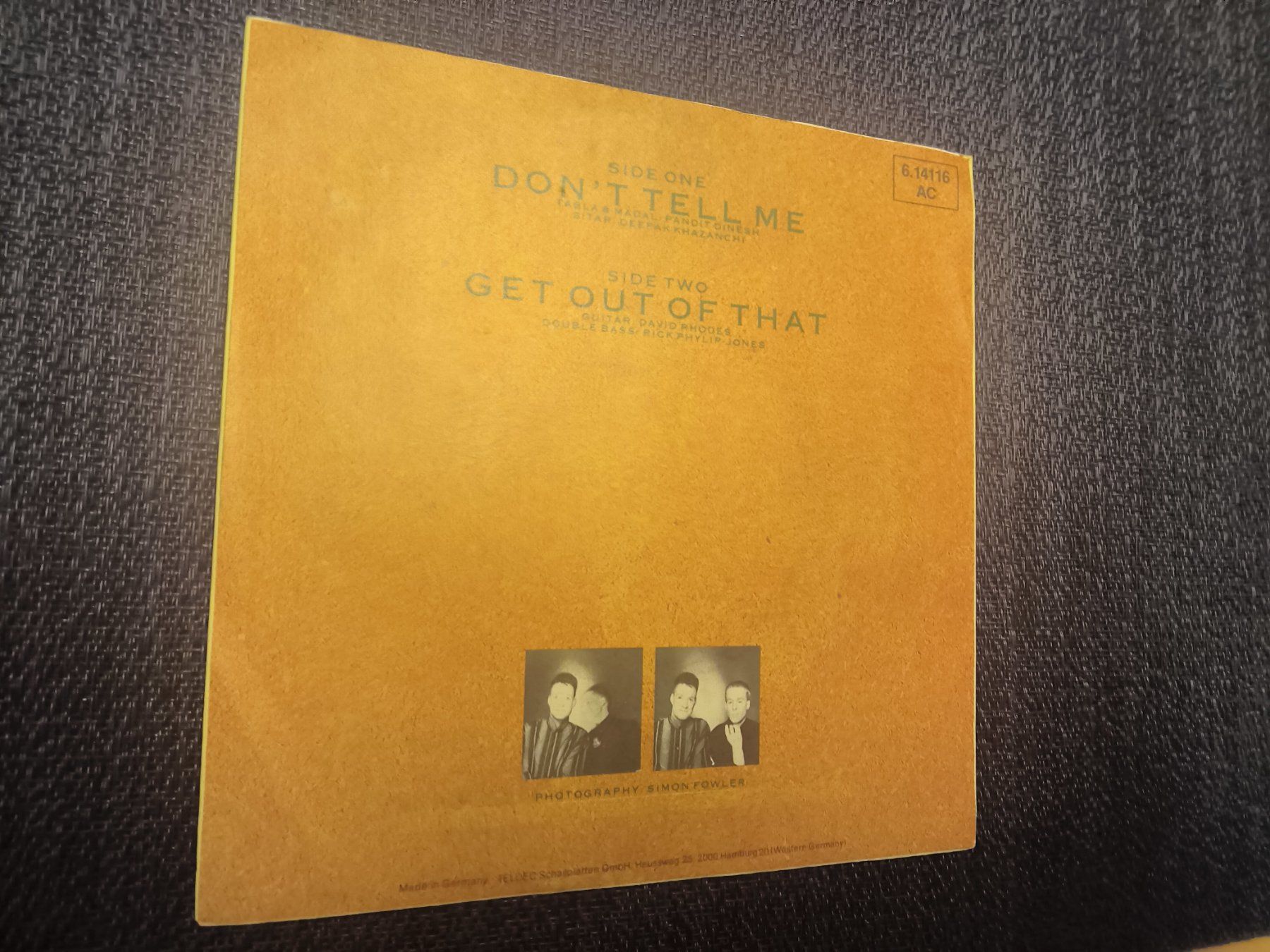 Dischi in vinile: VINYL Single: Blancmange - Don't Tell me – Usato da Allschwil venduto da marketingprojects 1