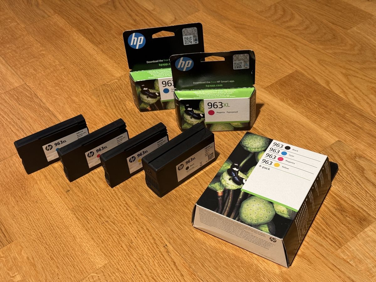 Hewlett Packard Cartucce per stampanti & toner: HP 963 Tintenpatronen ORIGINAL – Nuovo e nell'imballaggio originale da Bottmingen venduto da theskymax