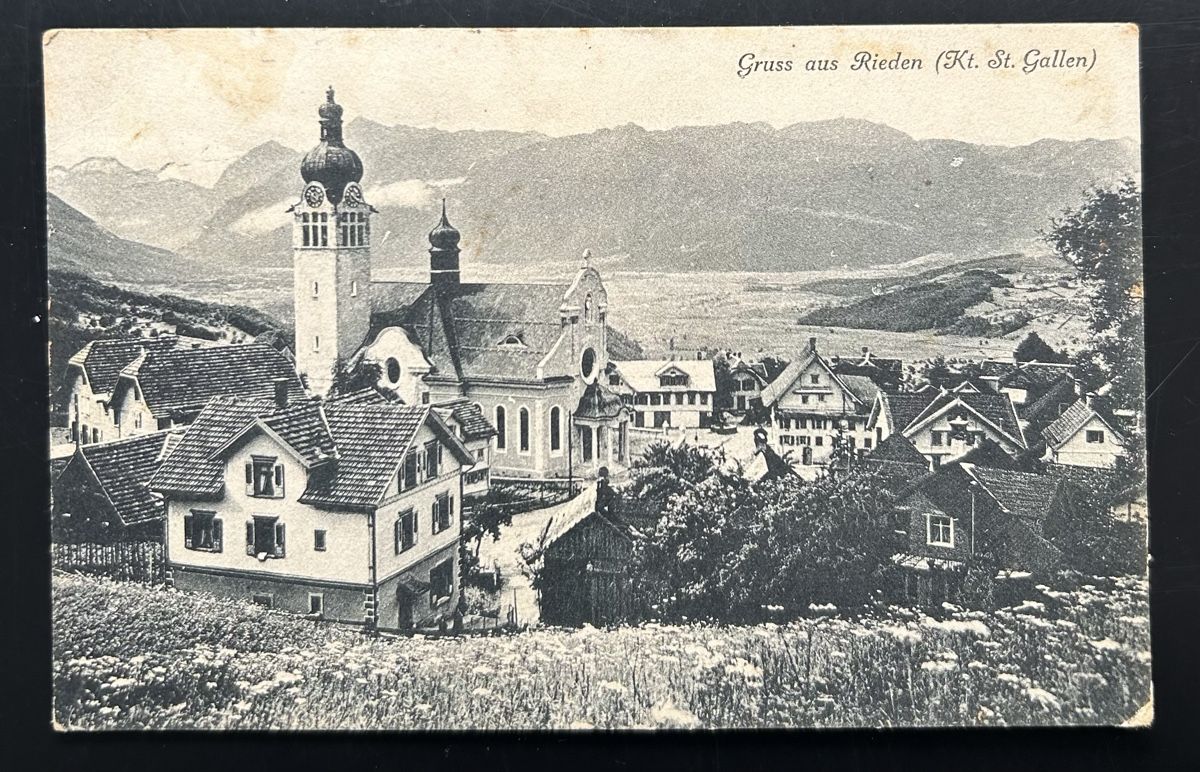 Cartoline postali: Gruss aus Rieden SG – Usato da Horw venduto da Tellbub