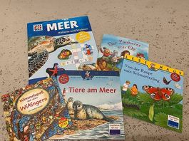 Bücher und Hefter für Kinder