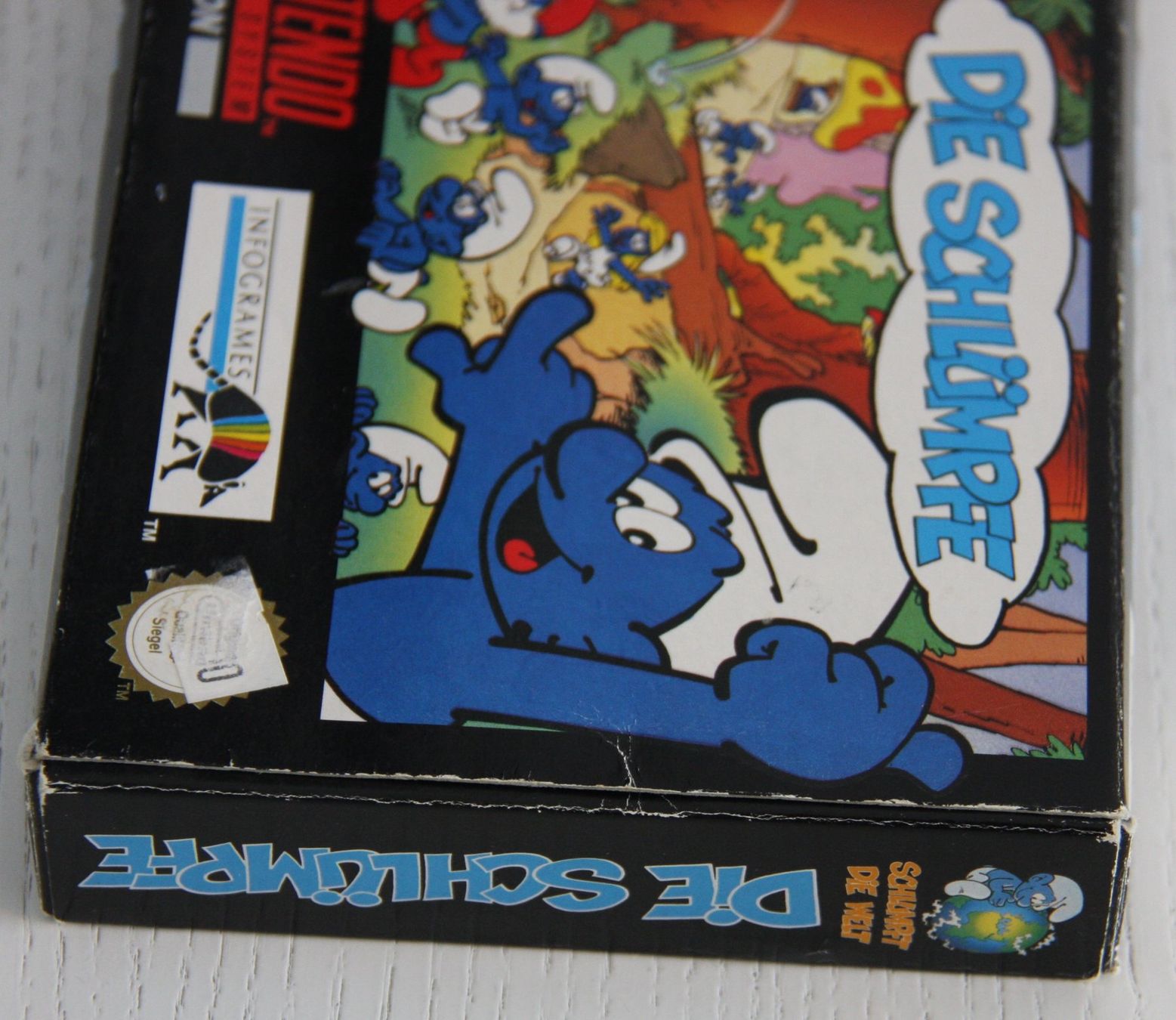 Giochi: SNES Die Schlümpfe – Usato da Fisibach venduto da Retrogames24 3