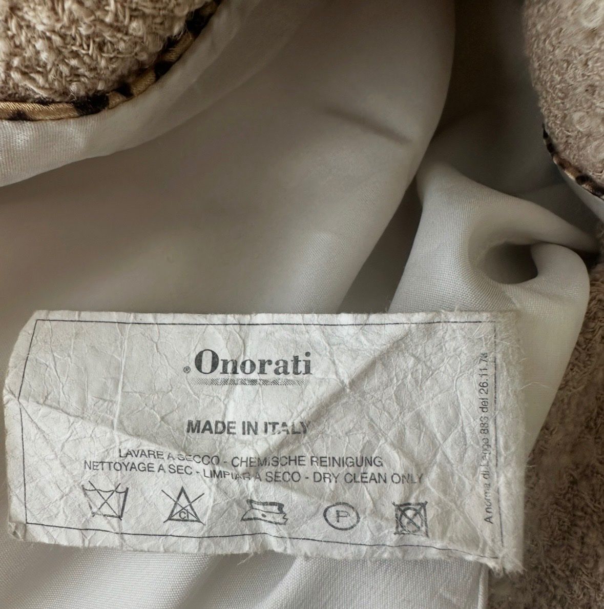Giacche: Onorati Ursula Tweed Jacket 40/42 Premium – Usato da Liestal venduto da Ballybs 4