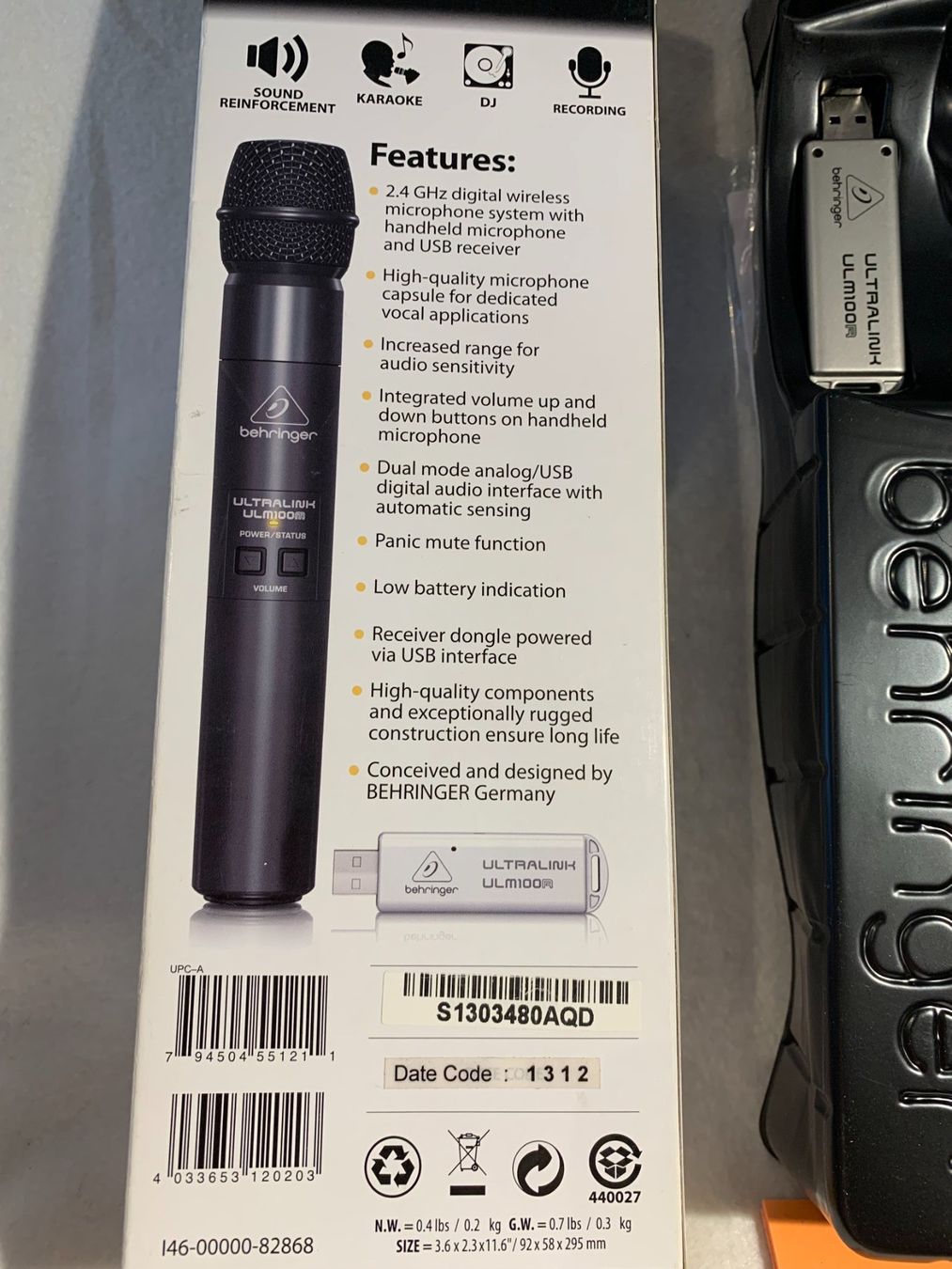 Microfoni: Behringer ULTRALINK ULM100        x18.1 – Nuovo e nell'imballaggio originale da Schötz venduto da amore14 4