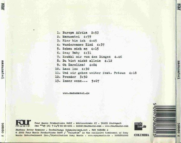 CDs: Manumatei – Manumatei – Gebraucht aus St.Gallen von jalamusic 1