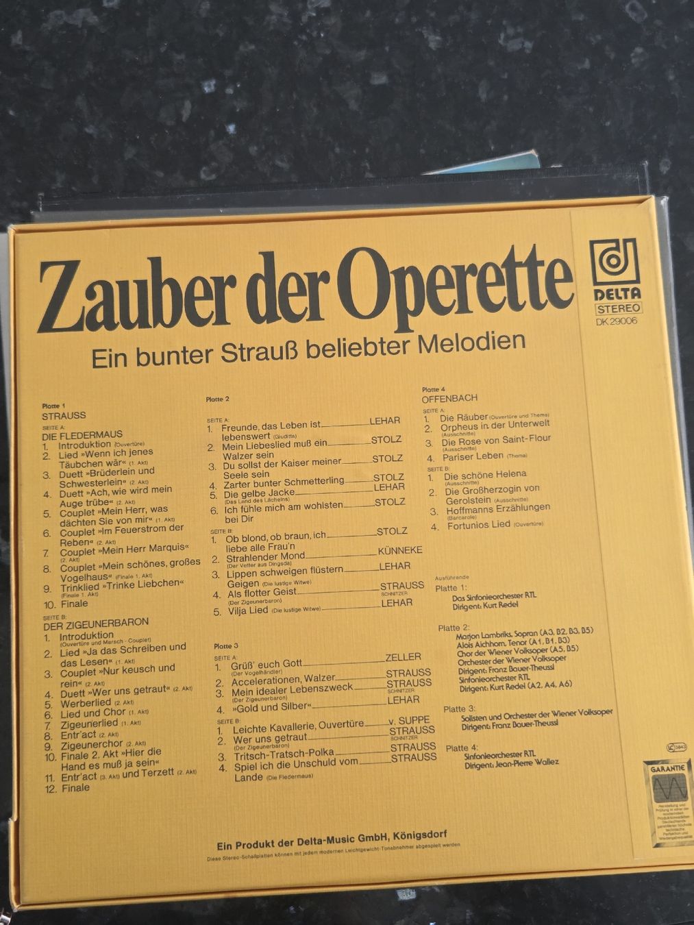 Schallplatten: Zauber der Operette  – Gebraucht aus Müntschemier von Fee_00 1