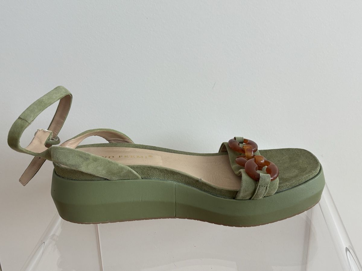 Scarpe da donna: Sandales compensées vertes (40) – Nuovo (secondo la descrizione) da Lausanne venduto da HelenaK 5