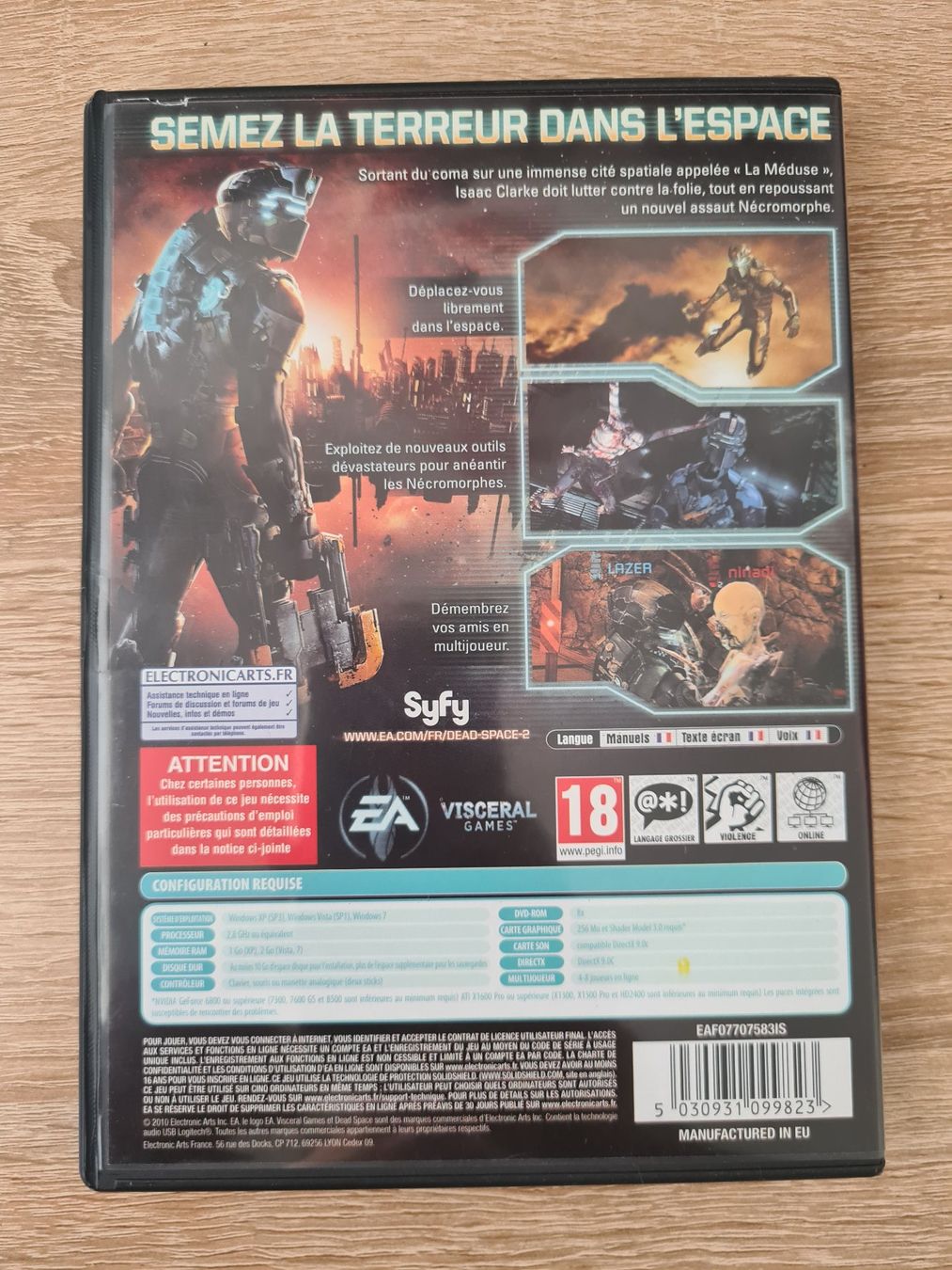 Giochi: Dead Space 2 (French) (2 DVD) - PC – Usato da Carouge GE venduto da Franllo 1