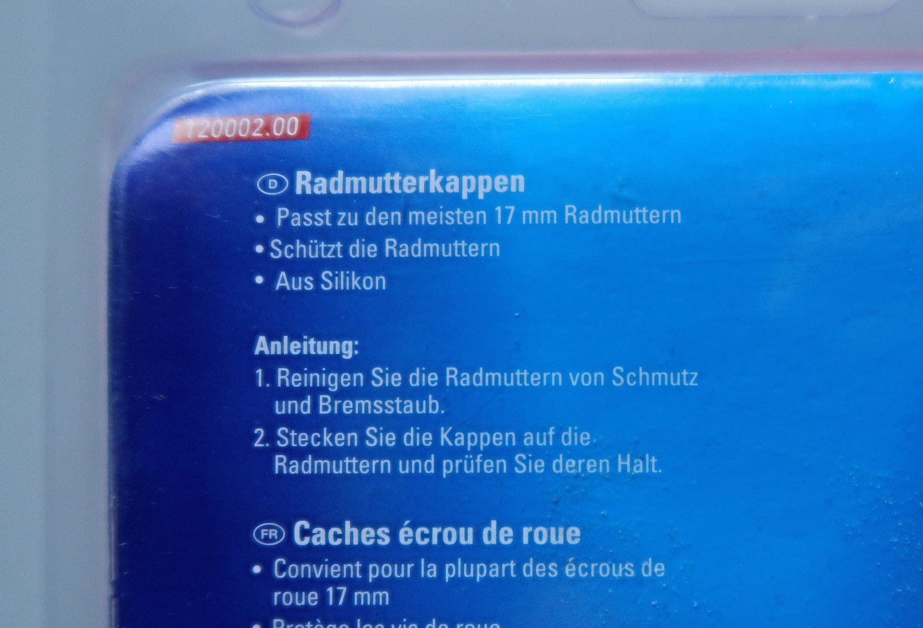Alle Ersatzteile: Radmutterkappen rot – Neu und originalverpackt aus Hombrechtikon von Bluecoral 1