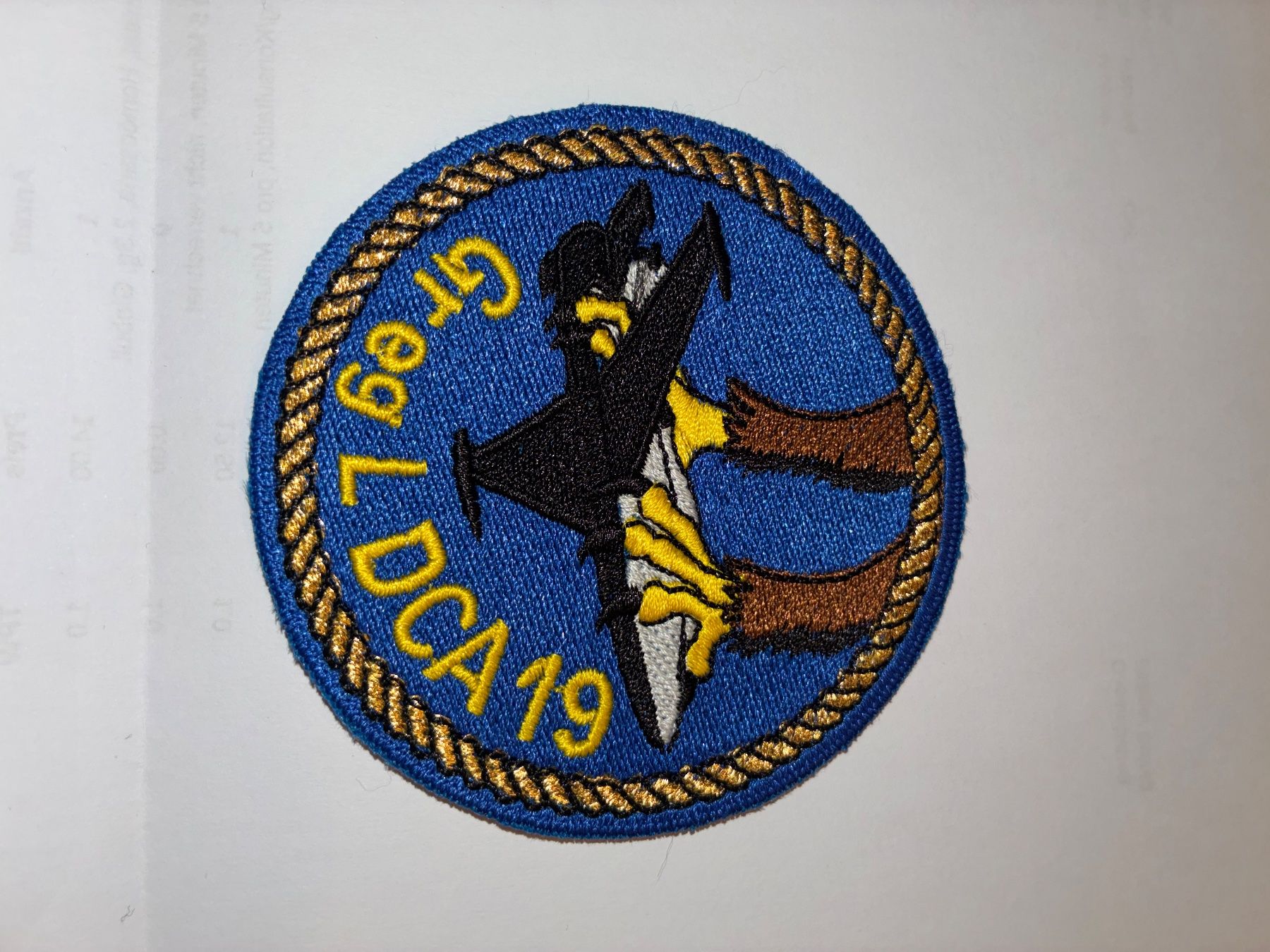 Schweizer Armee Toppe: Badge Stab Gr eg L DCA 19 – Usato da Oberiberg venduto da reimet