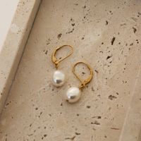 Earrings made of freshwaterpearls /Süsswasserperlen Ohrringe