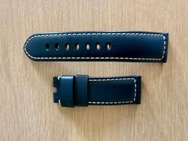Bracelet Panerai OEM original en cuir bleu