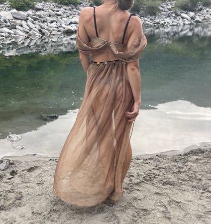 Costume Cleopatra-due pezzi-carnevale-feste-vacanze 