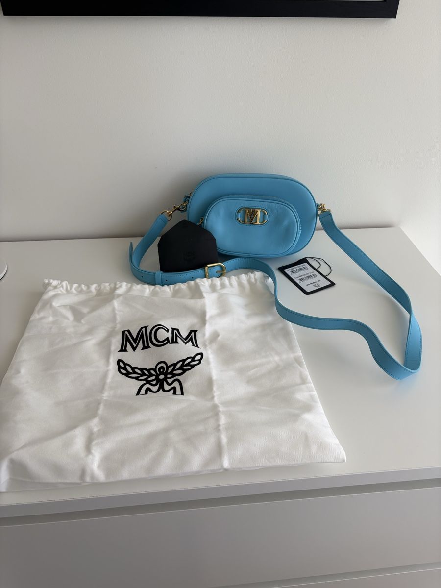 Mcm Taschen für Damen: MCM Tasche mini blau – Neu und originalverpackt aus Schlieren von dit_mht7