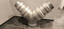 Y Rohr Verteiler 315mm + 4 Reduktionen auf 200mm