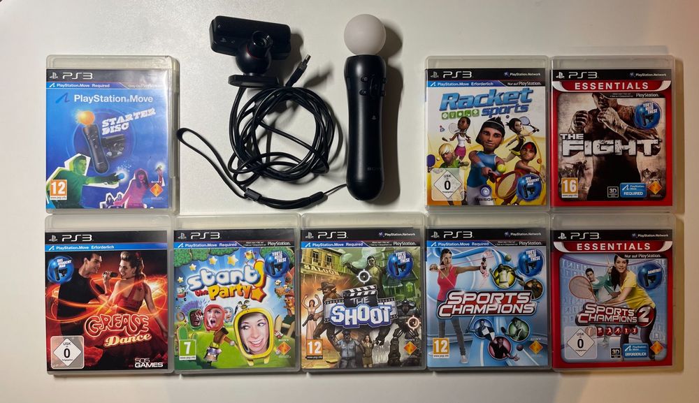 PlayStation 3 Move Motion Controller, 7 games Kaufen auf Ricardo