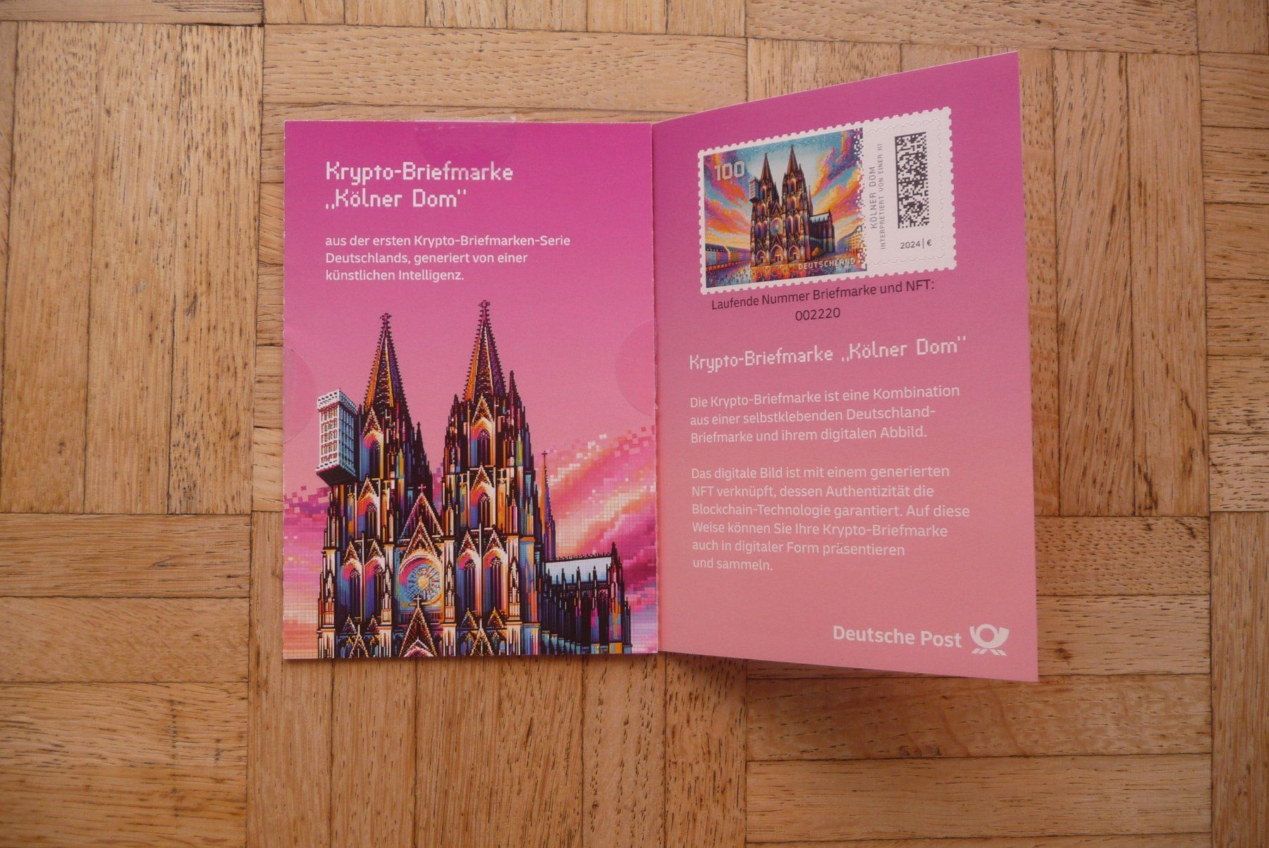Tutti i francobolli: BRD Krypto-Briefmarken Kölner Dom, 2024, 4er Pack neu – Nuovo e nell'imballaggio originale da Zürich venduto da Edje 6