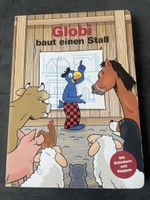 Globi baut einen Stall - Kinderbuch mit Schiebern, Top!