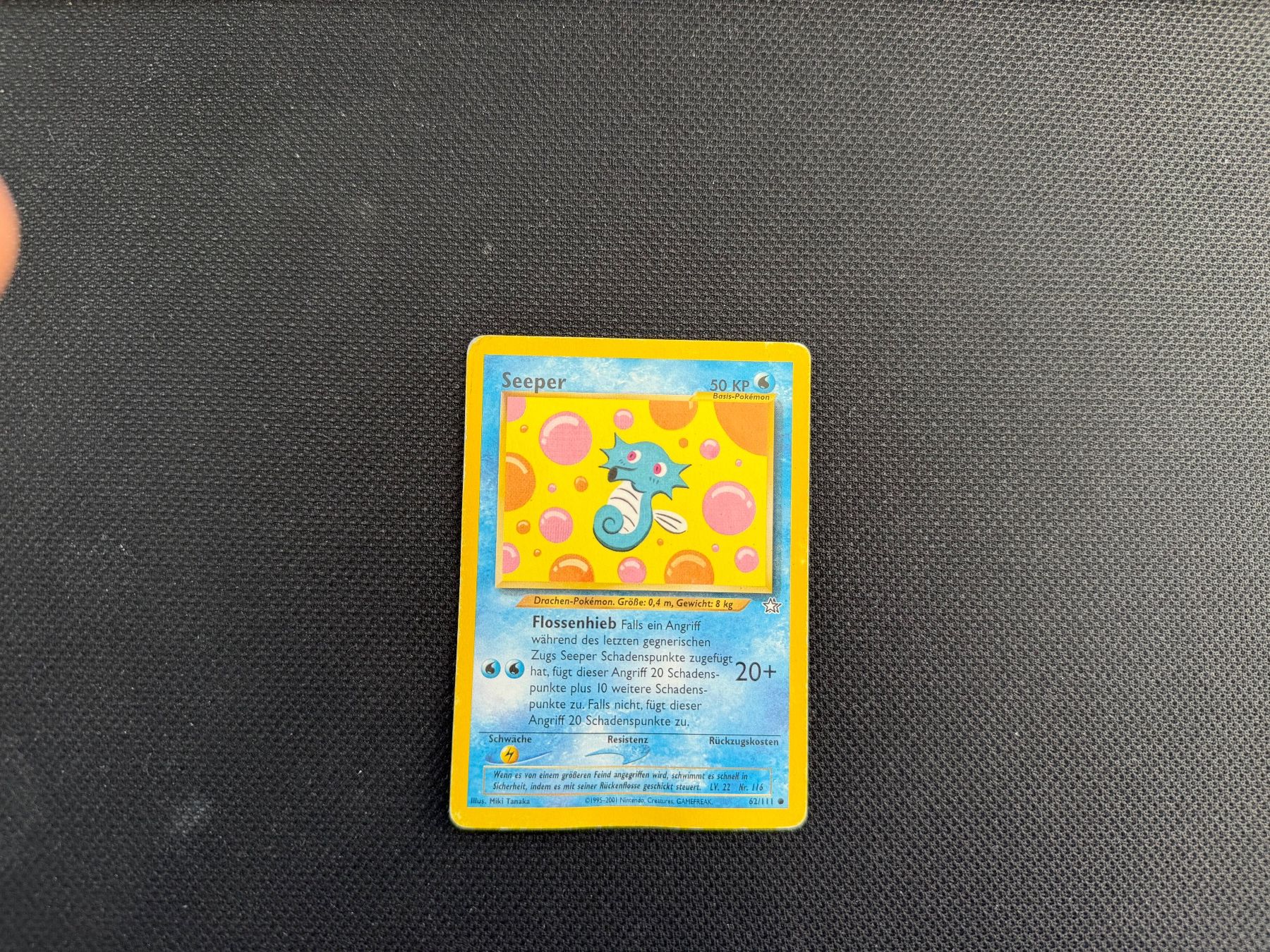 Pokémon Carte collezionabili: Seeper 62/111 – Usato da Zürich venduto da mountainwizard00