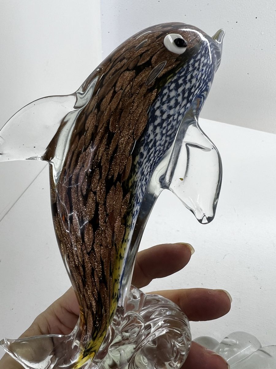 Sculture & Statue: Delfin Skulptur aus Glas – Usato da Wettingen venduto da NickInc 2
