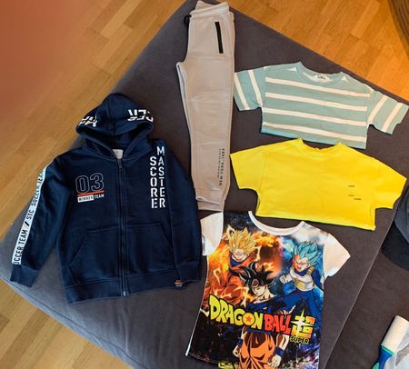 Kleiderpaket Dragon Ball T-shirt, Hosen Junge Gr.110/116
