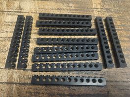 lego 3895 lot de 12 pièces Black Technic, Brick 1 x 12