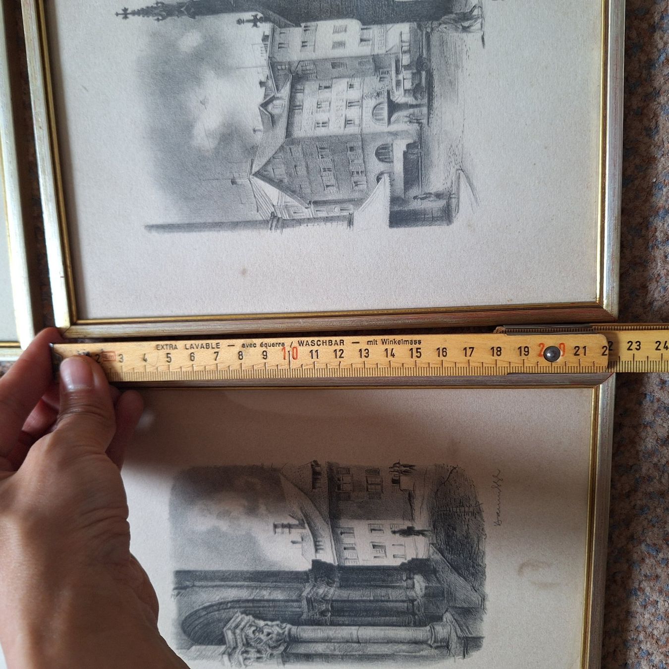 Foto & Immagini: Eine Sammlung von 6 gerahmten Grafiken – Usato da Winterthur venduto da Goldpipau 4