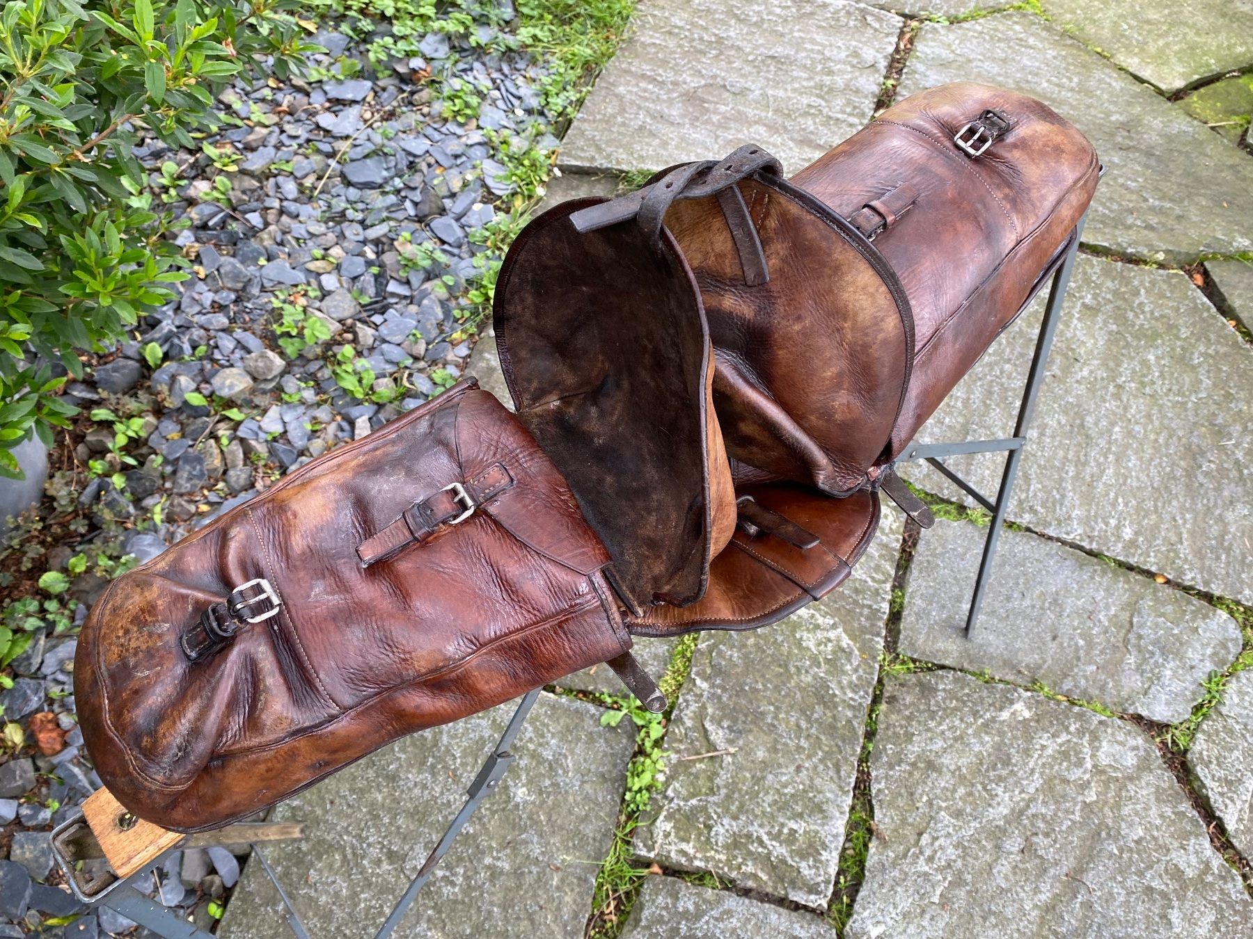 Ciclomotori: schöne Schweizer Militär Satteltaschen – Usato da Feldbach venduto da Fea1 5