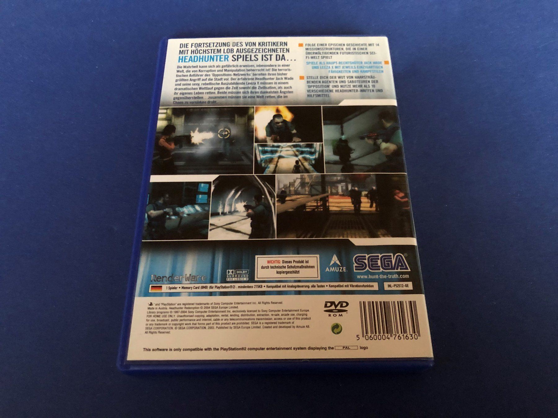 Sony Giochi: HEADHUNTER REDEMPTION SPIEL FÜR PS2 – Usato da Hägendorf venduto da Briansgameshop 2