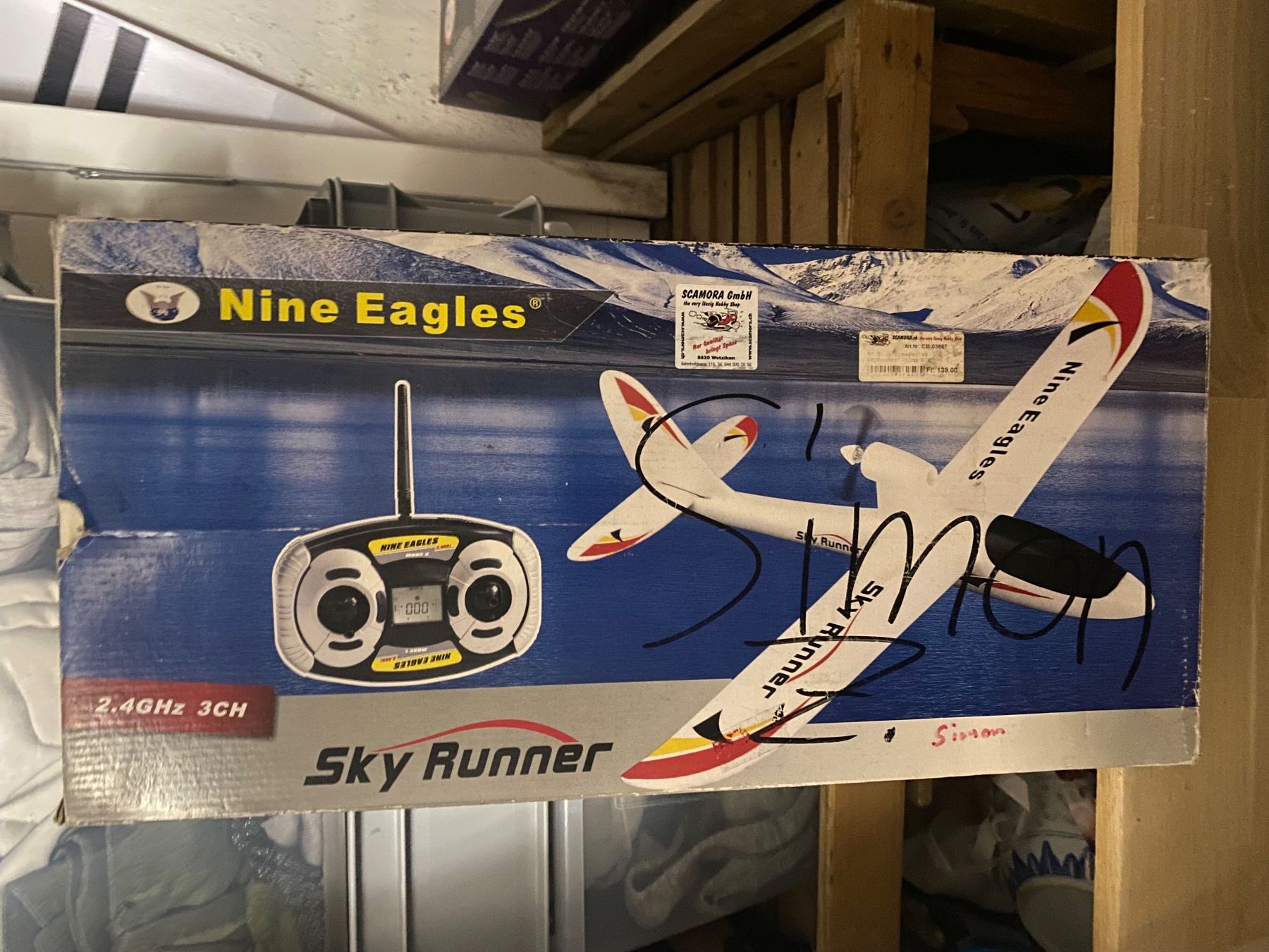 Modellismo RC: Nine Eagles Sky Runner RC Flugzeug – Usato da Fahrweid venduto da mcm_glx2
