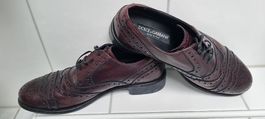 Bordeauxfarbene Dolce & Gabbana Schuhe, Gr. 40