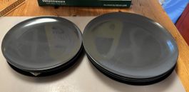 Teller 8 x für Camping (leicht)