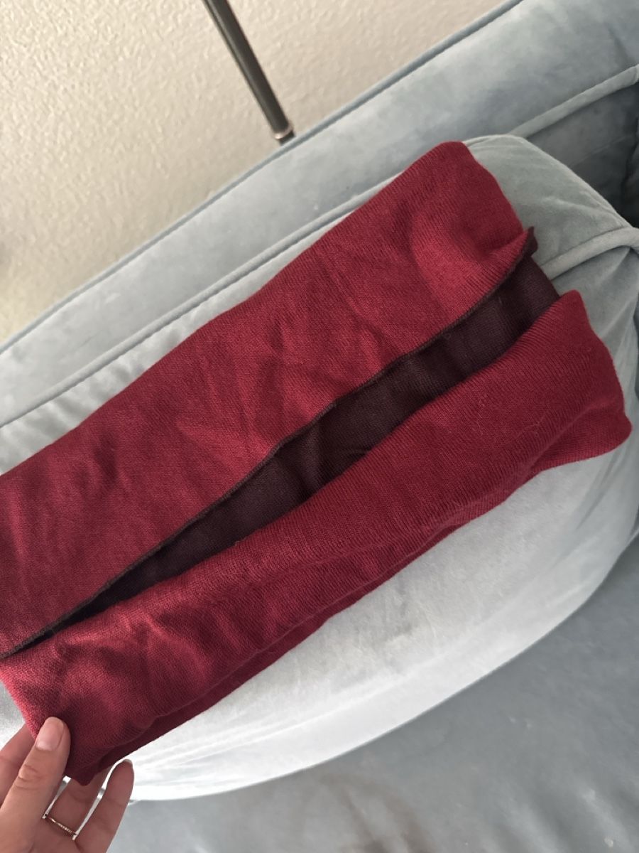 Foulard & Sciarpe: Scarf Luca Grossi red maroon reversible scarf – Usato da Zürich venduto da wil_2sm9 2
