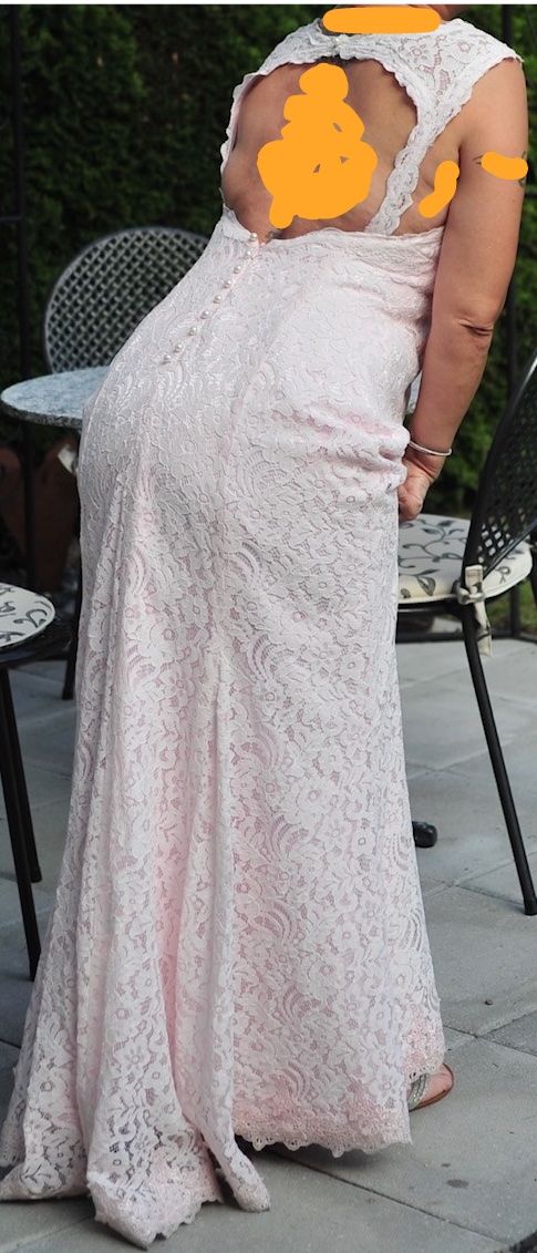 Vestiti: Wunderschönes Hochzeitskleid Weiss - Rosa – Usato da Embrach venduto da Schnufi66