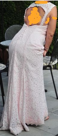 Wunderschönes Hochzeitskleid Weiss - Rosa