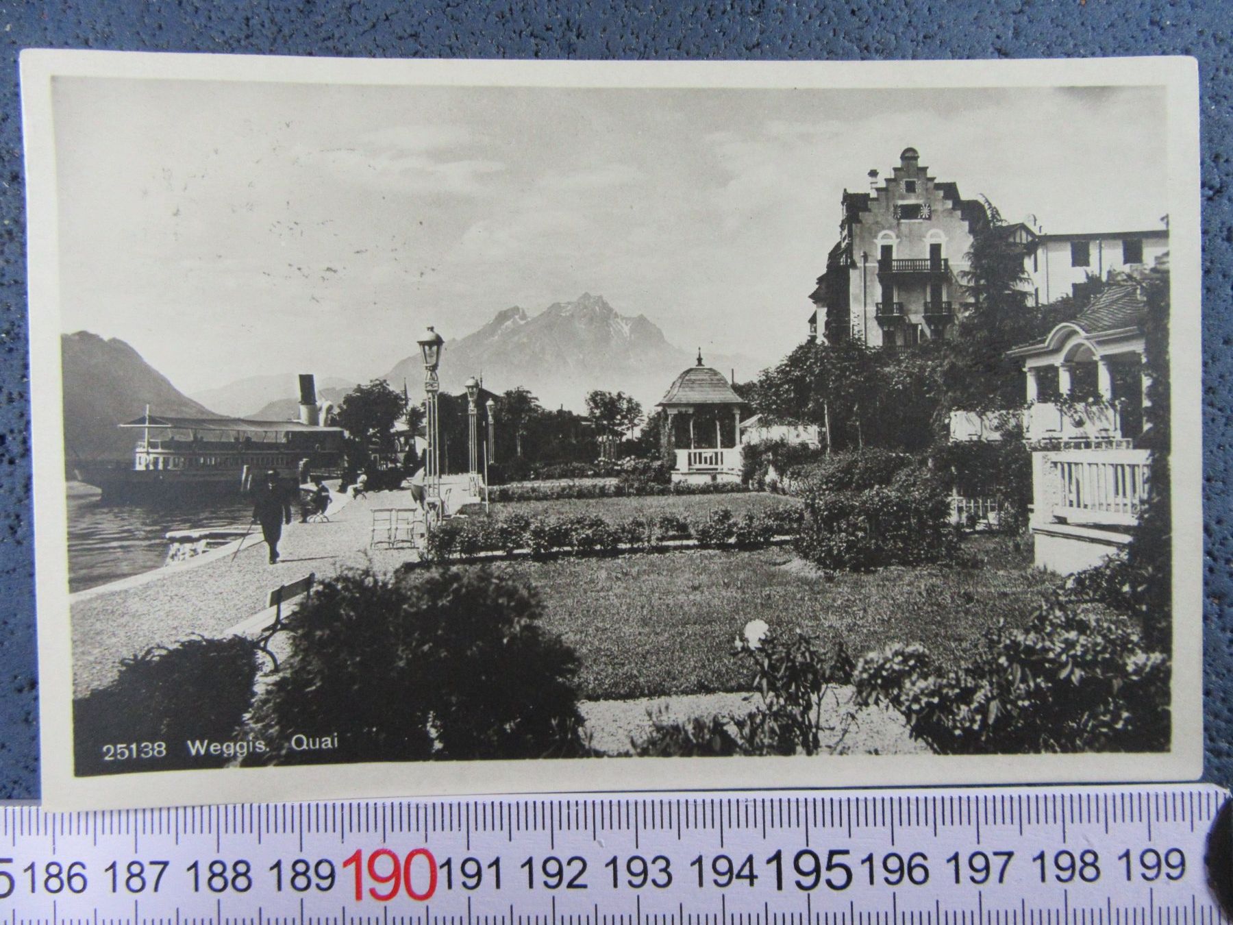 Cartoline postali: WEGGIS QUAI 1920 LU AK – Usato da Ettingen venduto da Hausi4711