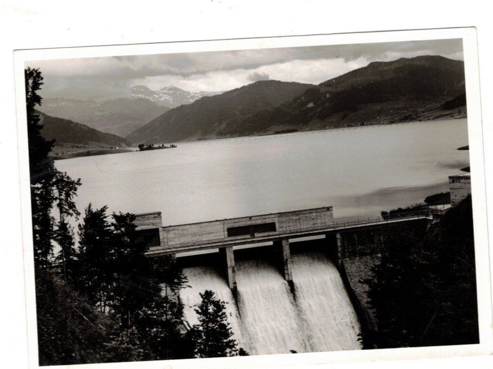 Ansichtskarten: Staumauer Schlagen Sihlsee Einsiedeln – Gebraucht aus Widnau von Seppl480