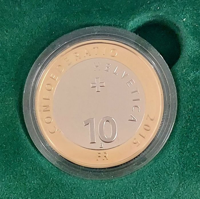 Tutti le monete: 10 Franken 2015 pp Alpabzug Box – Nuovo (secondo la descrizione) da Arch venduto da moneyswiss 2