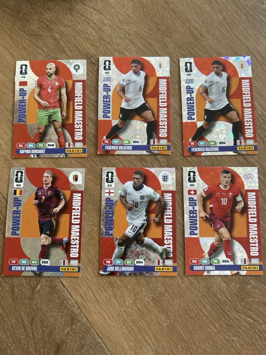 Panini Sammelbilder & Trading cards: Panini Fussballkarten MIDFIELD MAESTRO  – Gebraucht aus Mels von ast_66pr