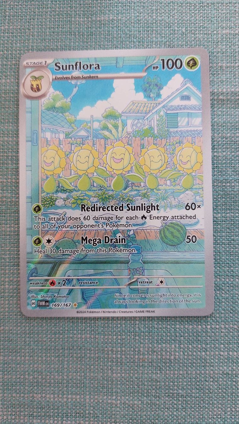 Pokémon Carte collezionabili: Sunflora Illustration Rare Twilight Masquerade – Nuovo (secondo la descrizione) da Bellinzona venduto da Pagur