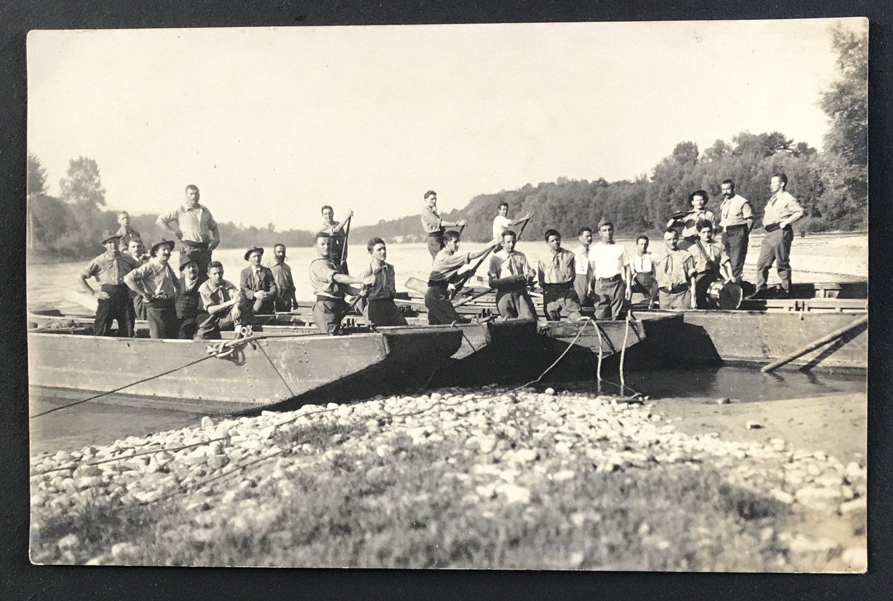 Cartes postales: ANSICHTSKARTE MÜNDUNG DER LIMMAT IN DIE AARE – D'occasion à Ostermundigen par wini63