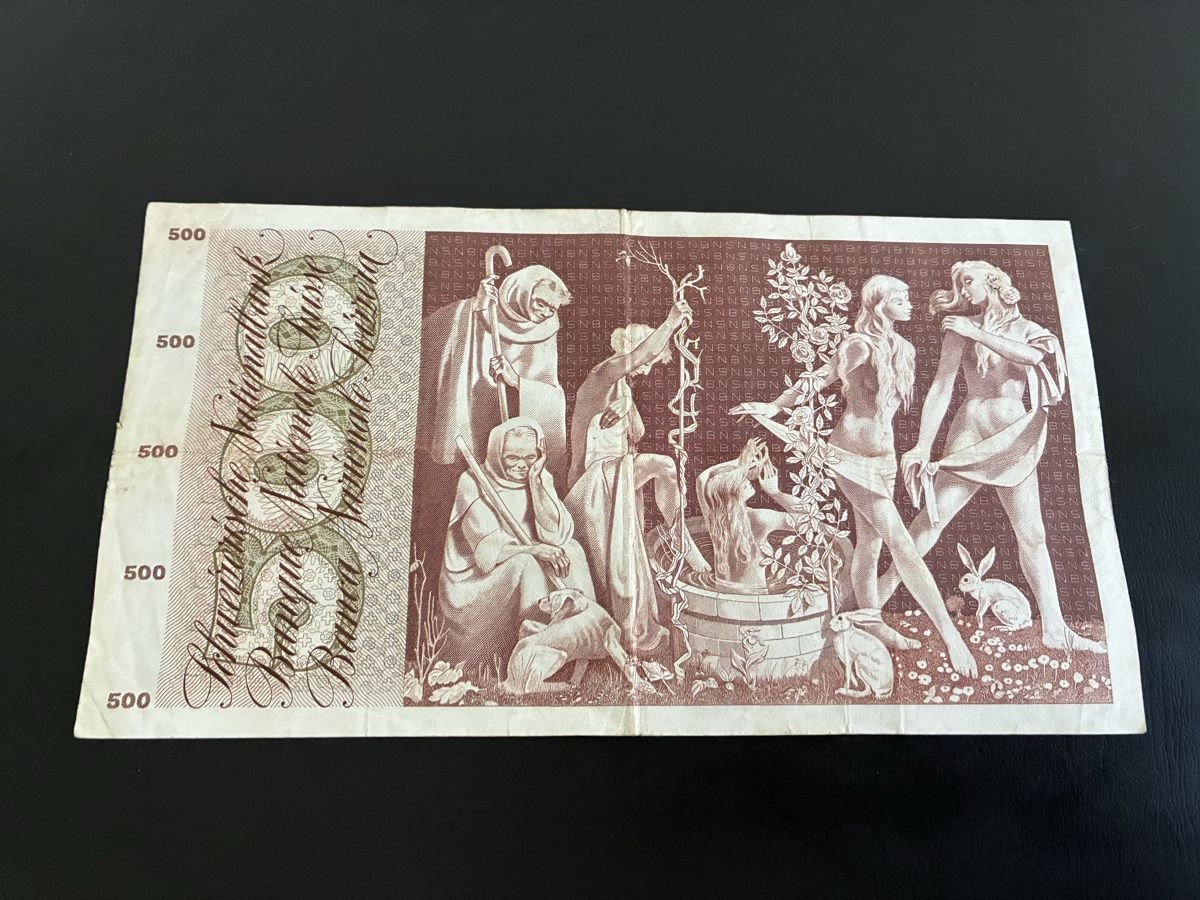 Billets de banque: 500 Franken 1968 – D'occasion à Dällikon par Woldbanknoten 2