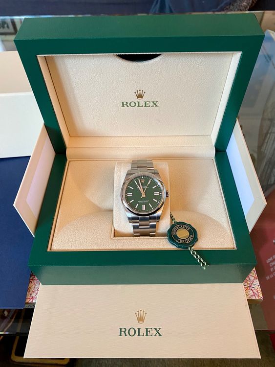 Rolex Neuve Oyster Perpetual 41mm Green Kaufen auf Ricardo