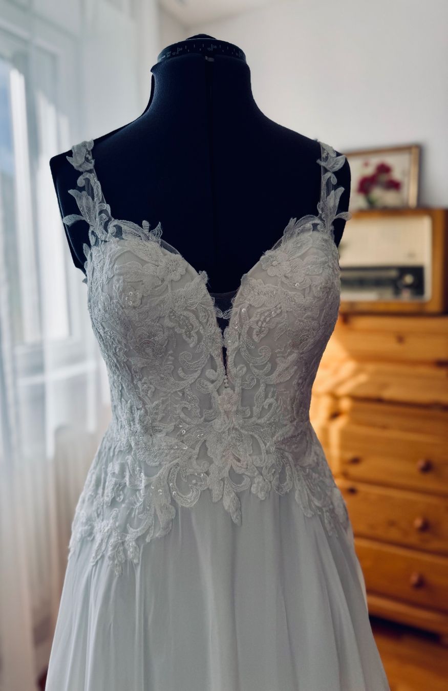 Vestiti: Justin Alexander romantisches Brautkleid in 38 – Nuovo (secondo la descrizione) da Schüpbach venduto da Bride2b 6