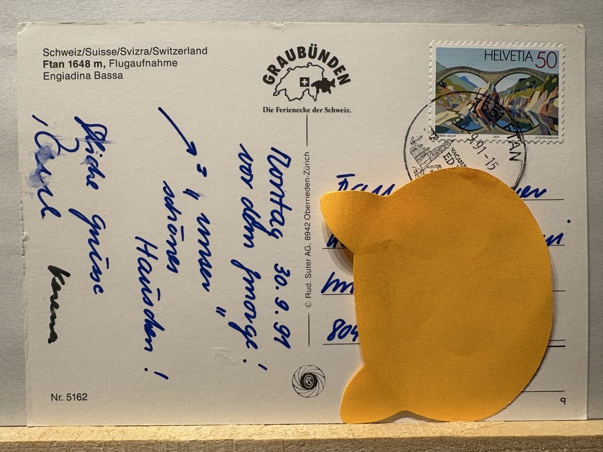 Cartoline postali: AK von Ftan – Usato da Rümlang venduto da Brieftaube1 1