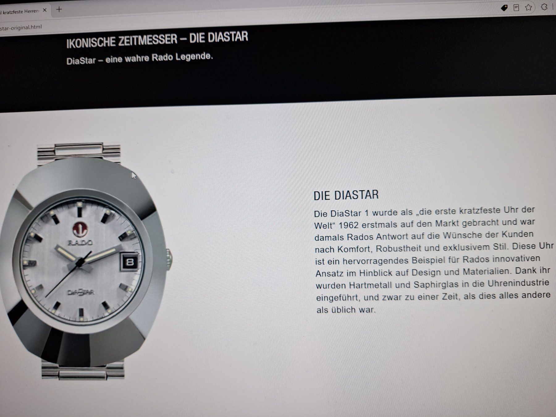 Rado Orologi: Rado DiaStar – Usato da Gerlafingen venduto da Mo49 3